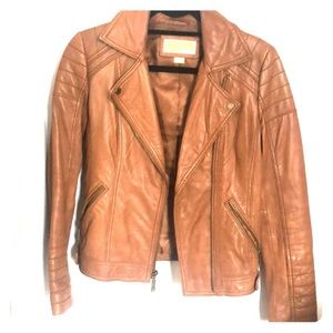 Michael Kors Moto leather jacket